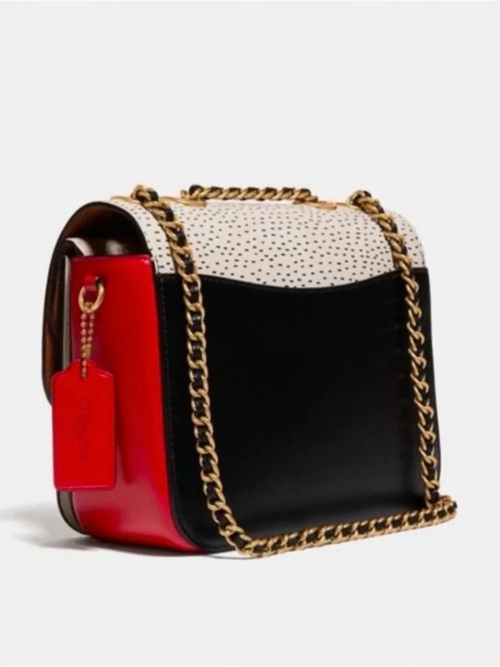 Coach x Keith Haring Mickey Mouse Double Flap Madison Bag
